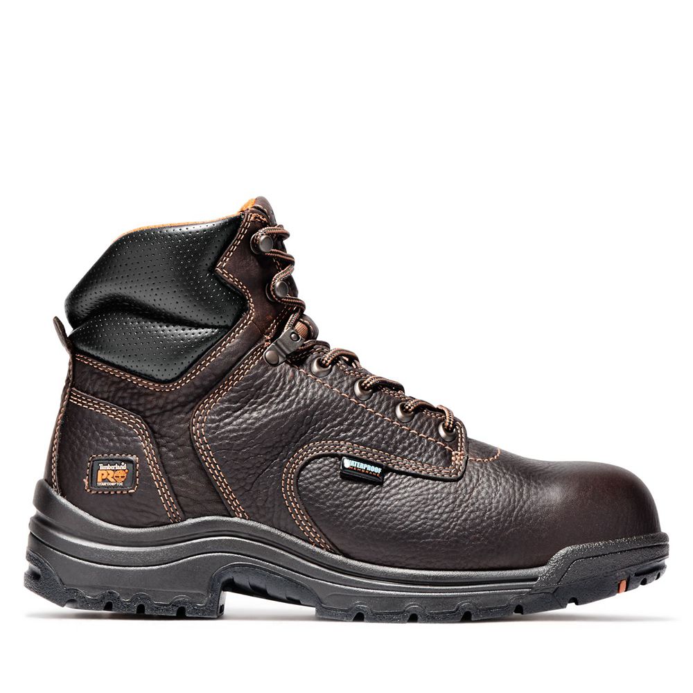 Bocanci De Muncă Timberland Barbati Maro Inchis - Pro® Titan® 6\" Comp Toe - Romania - ROGQTM476